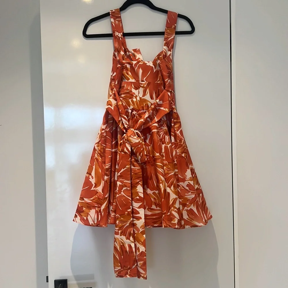Alexis Orange Floral Mini Dress